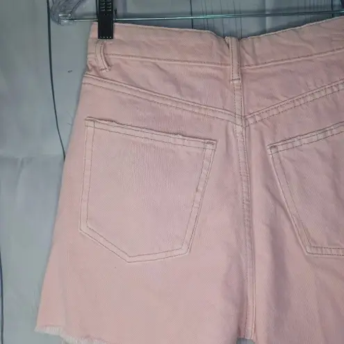 ZARA  Faded pink Jean shorts