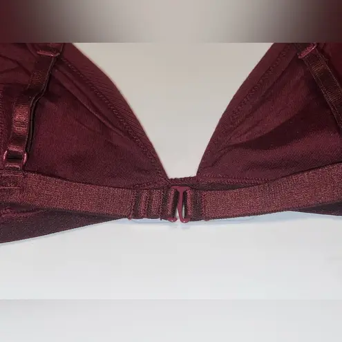 Forever 21 Size large wine red purple bralette