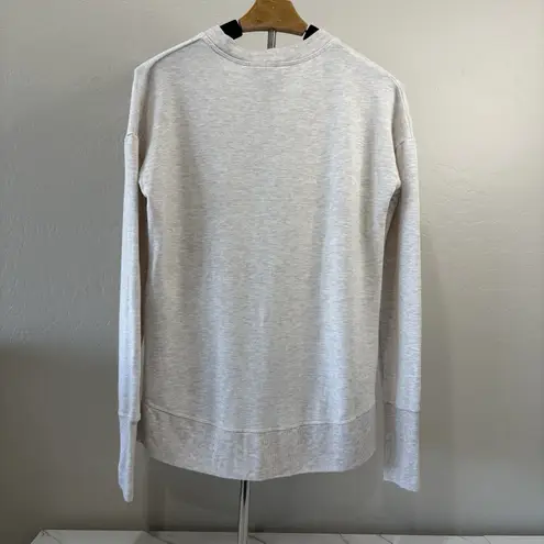 Athleta  Womens Coaster Luxe Sweatshirt Heather Grey Size XXS Pullover Soft Cozy‎