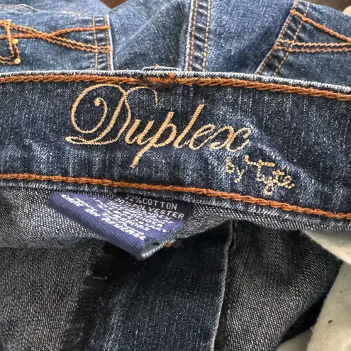 Vintage Y2K Duplex by Tyte Flare Indigo Denim Blue Wide Leg Jeans Sz 12P