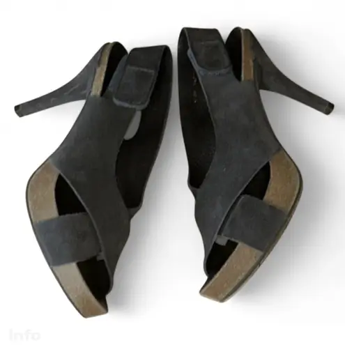 Pedro García Slingback Heels – Designer Dress Shoes, Elegant & Minimalist Black Size 9