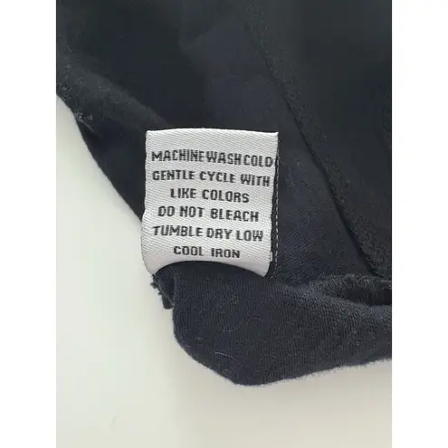 Habitat Tank Top Size XXL Black Seamed Scoop Neck Classic Lagenlook Relaxed