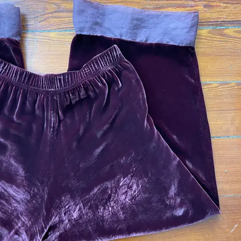 Rare Vintage Dress to Kill Handcrafted Velvet Wide Leg Pants by Jane Mohr OS💚🎀 Red Size undefined