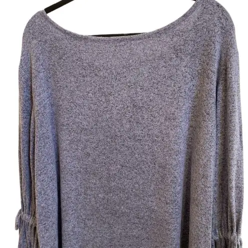 Caslon ππ©Ά Soft Knit Boho Long Pullover Sweater, Long Bell Sleeves With Ties, XXL