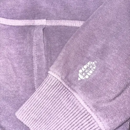 Free People Movement Lilac Lavender Lace-Up Hoodie