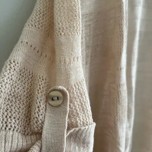 Croft & Barrow  Cream Cardigan