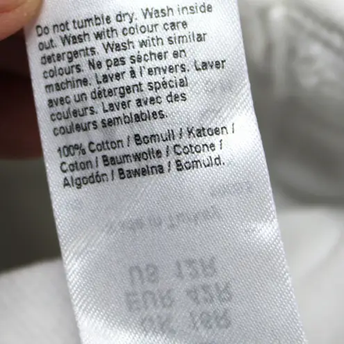 River Island Womens US12 Luxe Collection Jeans White Straight Leg Button Fly - Image 12