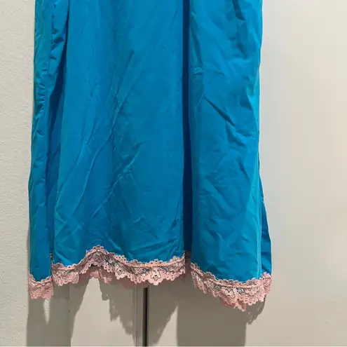 NEW Honeydew Blue and Pink Chemise