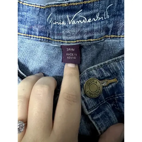 Gloria Vanderbilt Med Wash All around Slimming Effect Cropped Jean Pocket Design