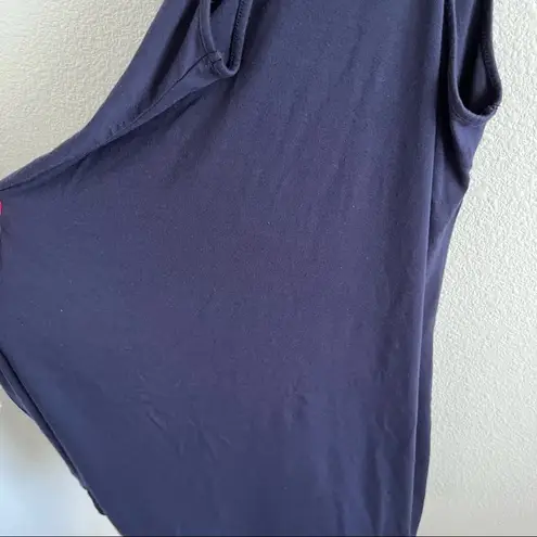 Fighting Eel Navy Blue Stretchy Tank Dress Small