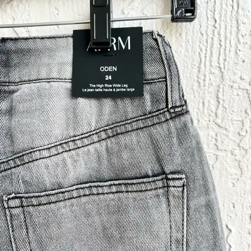 AFRM jeans oden gray wash NWT Size 24