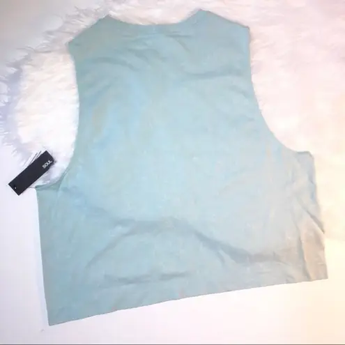 SoulCycle SOUL BY Seamless Crop Top Aqua Medium NWT