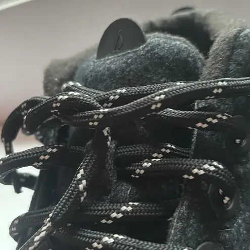 Allbirds Wool Runner-Up Natural Black Rugged Khaki Sole Women’s Size 10 Heather