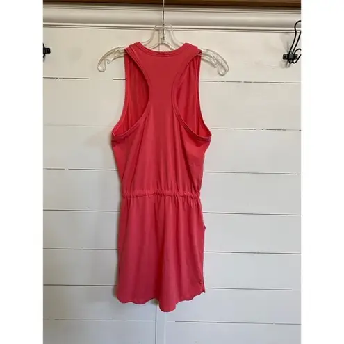 Sundry Evereve Women's Tank Dress Coral Drawstring Waist - EUC 0