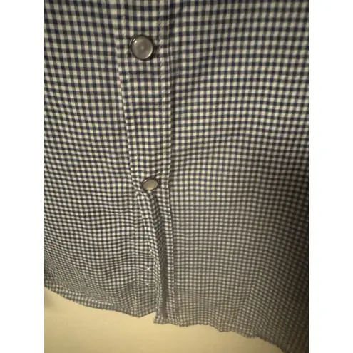 Heritage 1981 Hertige 1981 Women's XL Long Sleeve Gingham Check With Pearl Snaps Shirt