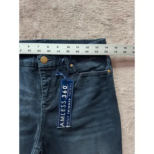 Bandolino AmLess 360 Smooth Operator Dark Wash Denim Jeans Size 8