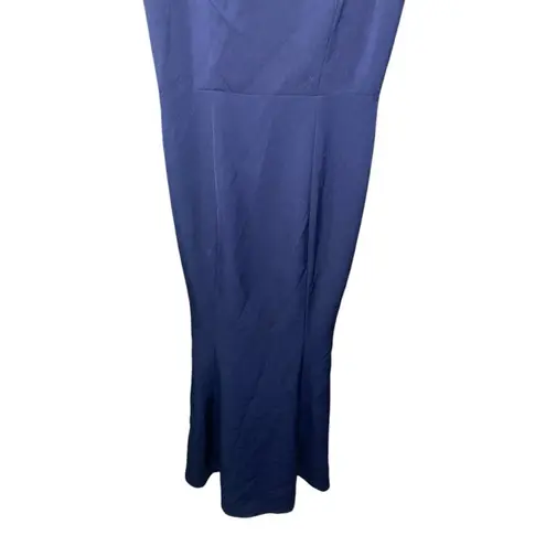 WAYF Dress Medium Navy Mermaid Trumpet Sweetheart Maxi Gown