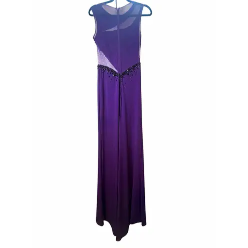 Madison James NWT Purple Black Gown - Size 8