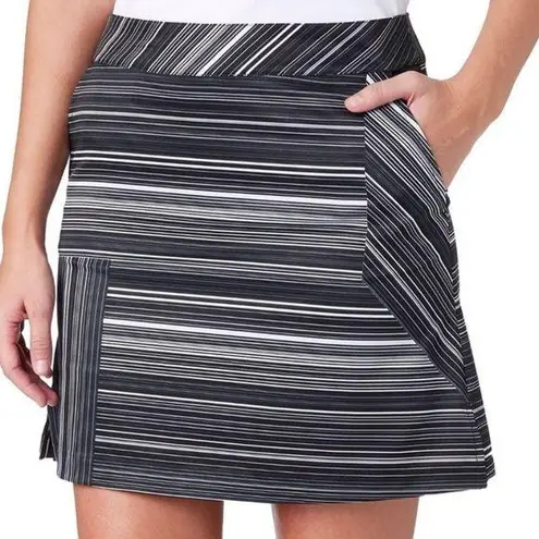 Lady Hagen Empower Variegated Stripe Skort Golf Skirt w Shorts Women’s Size 10
