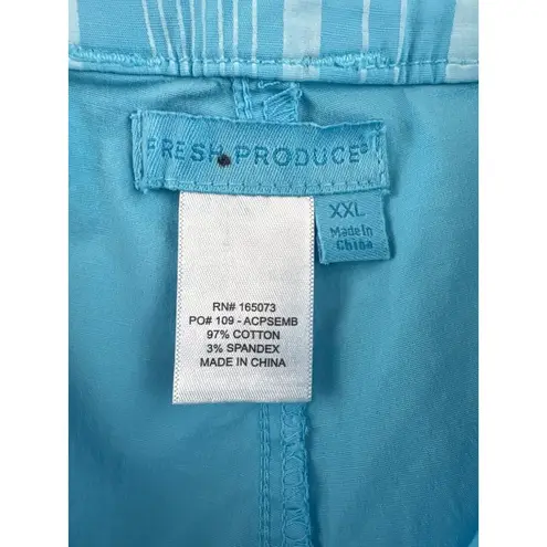 Fresh Produce Women’s XXL Sky Blue Capri Pants