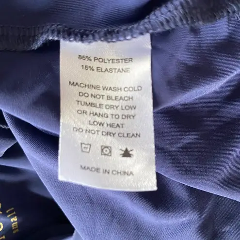 Smith & Quinn women's small blue and white short sleeve pullover polo top