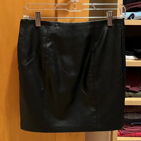 Noisy May  faux leather skirt -XS