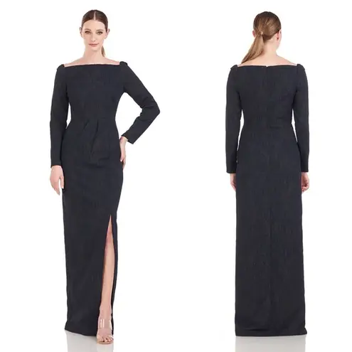 Kay Unger Jude Jacquard Column Gown Size 4