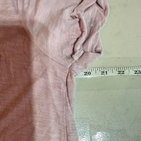 Freeloader Heathered purple scoop neck pocket baby doll shirt Medium 100% cotton