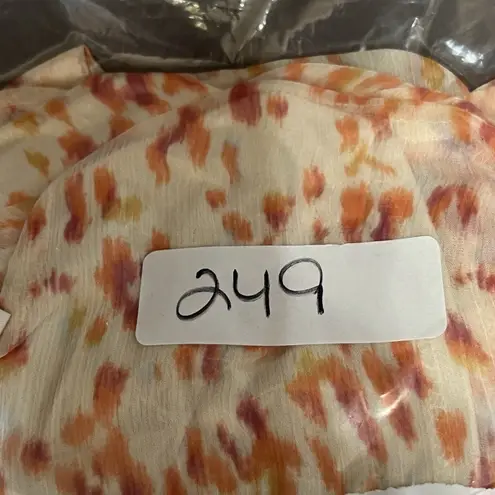 All in Favor Simone Floral Wrap Front Minidress in Multi Animal Peach Women XL - Image 11