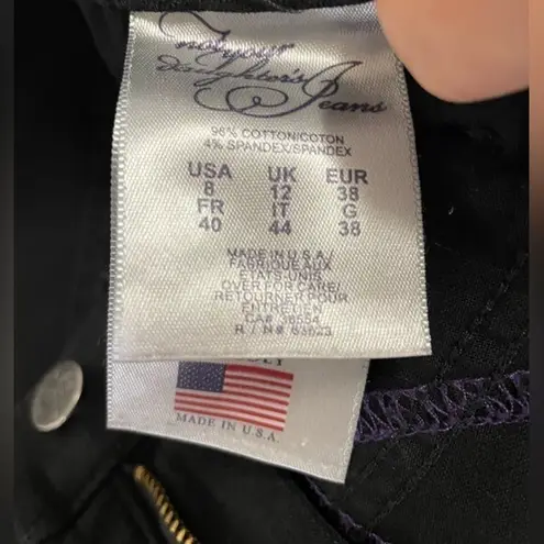 NYDJ High Rise Boot Cut Jeans Sz 8 Black