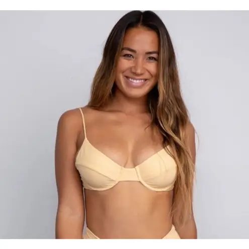 Skatie  Swim Bikini Set Kate Top and Vera bottom buttercup XL NWT