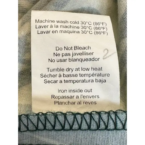 Sundry for Evereve Women's Size 2 Green Palm Print Mini Dress EUC