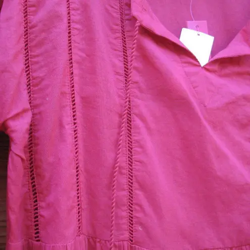 Catherine Malandrino NWT Pink Boho Peasant Dress