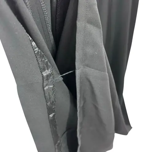 Finity Vintage Dress Black Maxi 100% Silk Goth Y2K Classic Prom Size 10