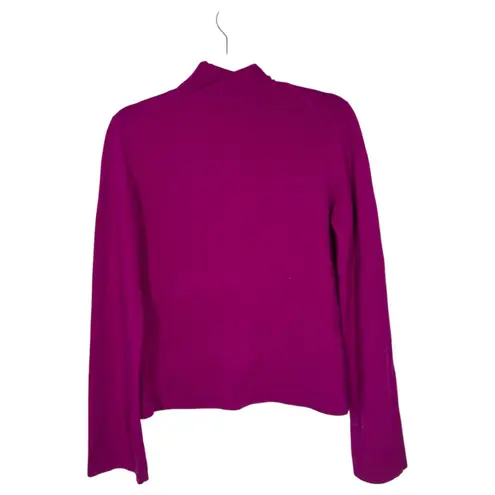 Moda International 100% Cashmere Pink Purple Turtleneck Sweater Women's Medium