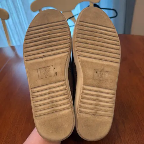 Eileen Fisher  Pep Flyknit Sneaker Slip On Olive Green Brown Size‎ 10