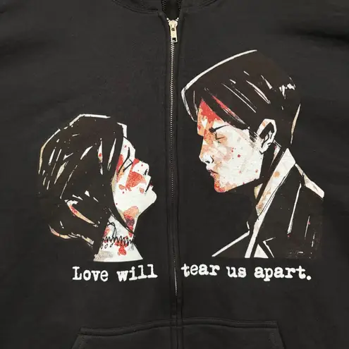 My Chemical Romance Love Will Tears Us Apart Rock Band Zip-Up Hoodie XL