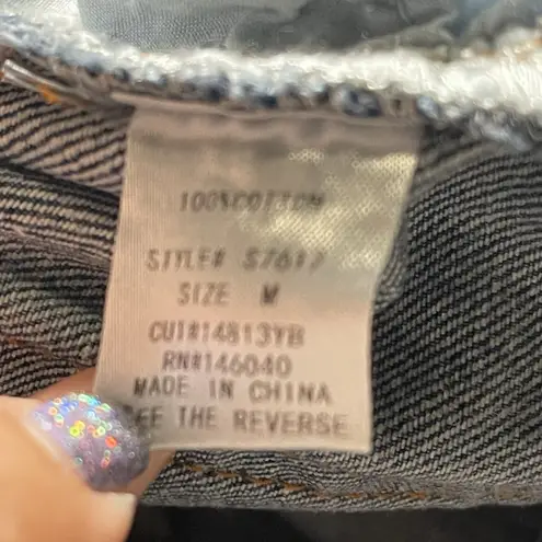 Signature 8 Denim Maxi Skirt Blue Color Maxi Size M. F