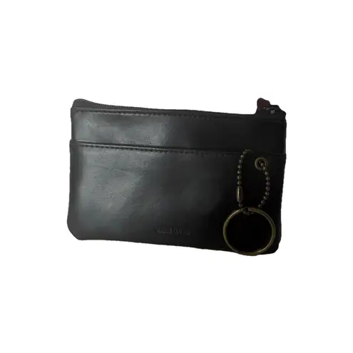 Rolfs Genuine Leather Women’s Coin Purse Dog Design Best Friends Black