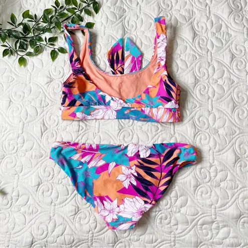 Seafolly  Floral Bikini Set Sz 8