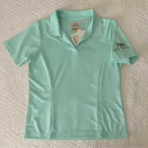NWT EP Pro MGM Grand Women's Turquoise Polo Golf Shirt Embroidered Logo Small Green