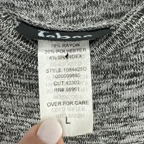 Taboo Mini Dress Off The Shoulder With Belt Grey Black Y2K Women’s Size Large