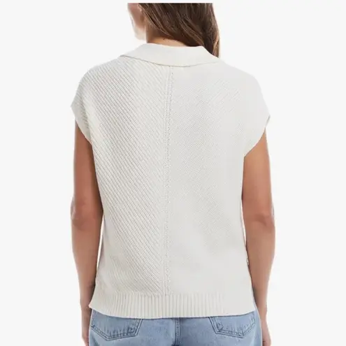 Weatherproof Vintage Cotton Cap Sleeve Sweater