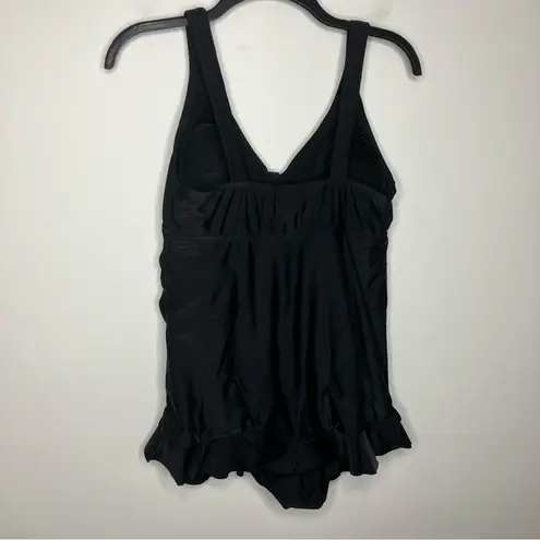 Motherhood Maternity black one piece swimsuit size medium