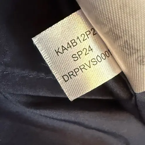 Donna Karan Women's Sweetheart-Neck Cold-Shoulder Gown Navy Sz 14