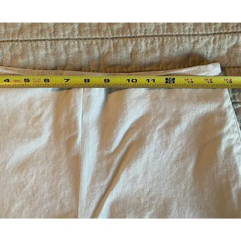 Brunello Cucinelli Women’s Trousers Sz 6 Cream Side Zip Cropped Pants Designer