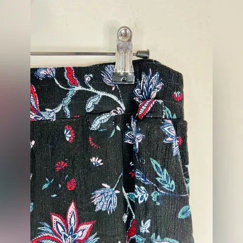 BBJ Los Angeles Floral Wide Leg Pants Women’s Size Large Boho Chic Maxi Comfort