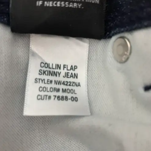 Hudson EUC Collin Flap Skinny Dark Wash Jeans