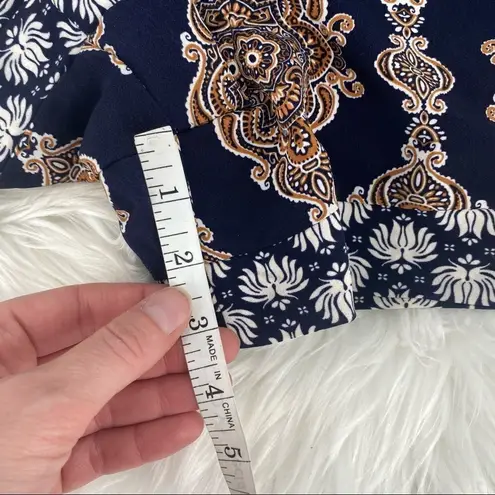 H&M  Patterned High‎ Waisted Boho Festival Shorts Size 4