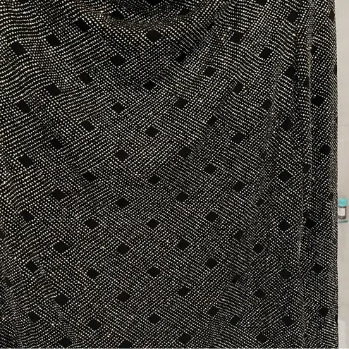 XScape by Joanna Chen Gold Beaded Stretch Top